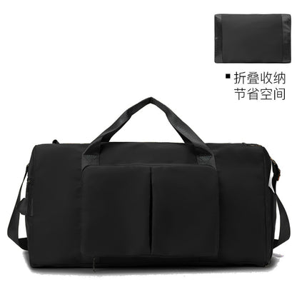 Fitness bag, independent shoe compartment, large-capacity travel bag, dry and wet separation, lightweight maternity bag, student storage luggage bag 