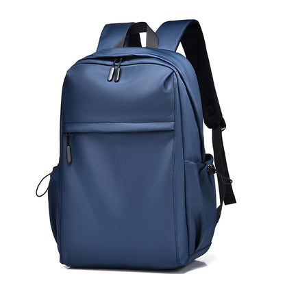 Kabinu casual backpack bag solid color Oxford cloth backpack water-repellent work computer bag middle school student school bag 