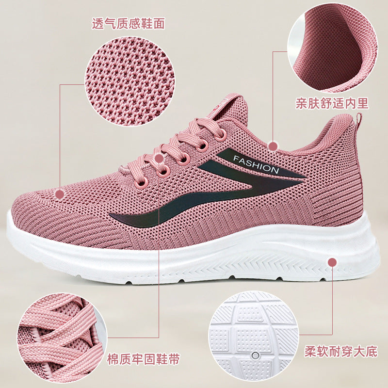 Shoes women's 2023 spring new foreign trade women's shoes hot sale large size cross-border shoes soft bottom casual sports shoes women 