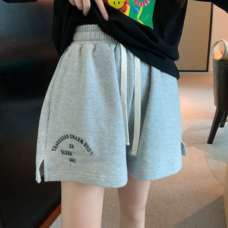 2023 ADER new shorts 1984 embroidery letters loose drawstring couple shorts men and women casual shorts 