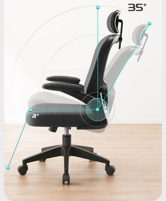 Ergonomic ကွန်ပြူတာကုလားထိုင်၊ အိမ်ရုံးကုလားထိုင်၊ ခါးထောက်၊ ထိုင်ဟန်အနေအထား၊ ရေရှည်ထိုင်၊ မပင်ပန်းဘဲ ရုံးဝန်ထမ်းကုလားထိုင်၊