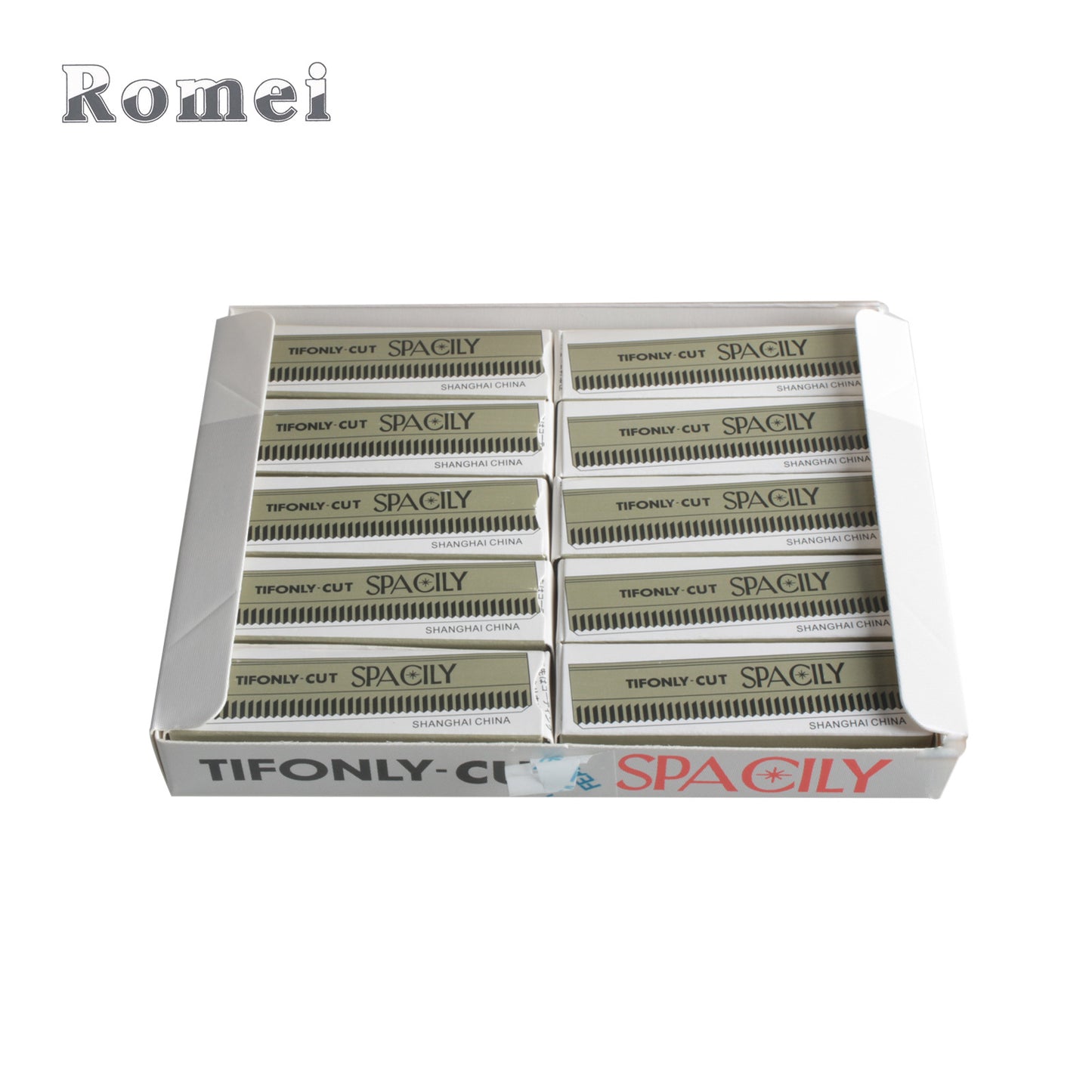 Eyebrow trimming blade/stainless steel alloy eyebrow razor/eyebrow razor blade razor sharp 10 pieces 