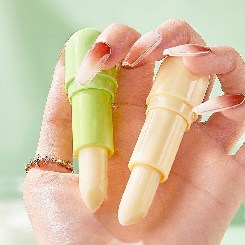 Nicor ​​Avocado Lip Balm Fan Peach Hydrating Moisturizing Lip Balm Shilin Lip Care Light Lip Lines Anti-Drying Hair 