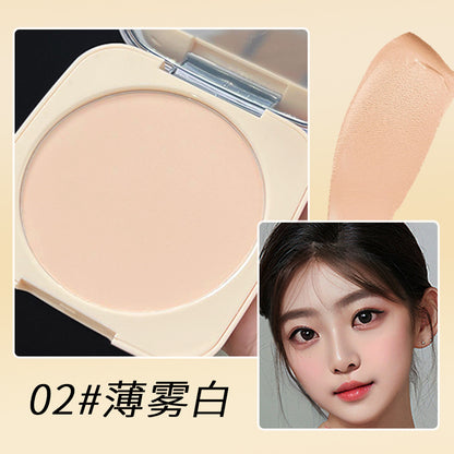 Jingnishi velvet large powder cake is natural, clear, dry and refreshing to touch up and set makeup without drying. It lasts long and repairs the appearance with large capacity powder cake 