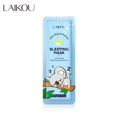 နယ်စပ်ဖြတ်ကျော် LAIKOU Koala Care Night Sleeping Mask 1 piece 3g အသားအရေ စိုပြေစေပြီး ရေဓာတ်ဖြည့်ပေးသော အသားအရေ ထိန်းသိမ်းမှု ထုတ်ကုန်များ 