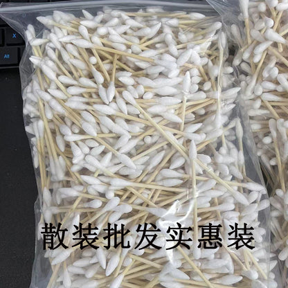 Cotton swabs in bulk for bathing, foot therapy, ear picking, makeup cotton swabs, affordable disposable cleaning double-ended cotton swabs 