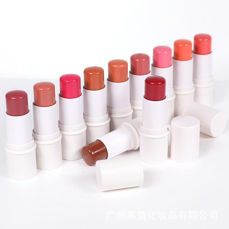 နယ်စပ်ဖြတ်ကျော် LOGO မရှိသော blush stick 11 ရောင် အသုတ်မိတ်ကပ် ဘက်စုံသုံး ဘက်စုံသုံး high-gloss blush stick တာရှည်ခံ နိုင်ငံခြားရောင်းဝယ်ရေး 