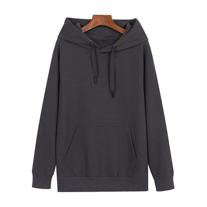 2022 new spring and autumn trend fashion loose high-quality thickened terry hooded pullover sweater long sleeves can be printed 