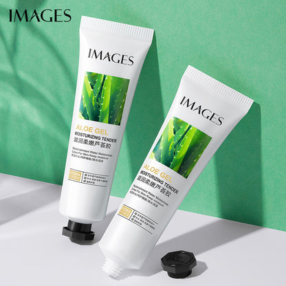 Image beauty moisturizing and tender aloe vera gel hydrating and moisturizing, improving dryness, nourishing, repairing, delicate and rejuvenating hand cream 