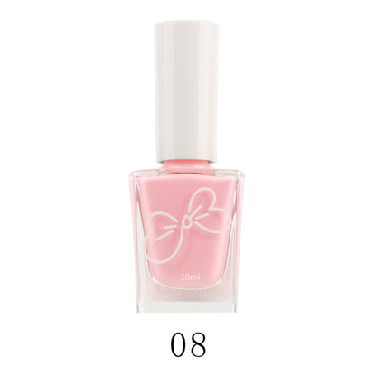 Luqiya summer oily 30-color nail polish, no-bake, long-lasting, non-peelable, quick-drying, transparent whitening nail polish wholesale 