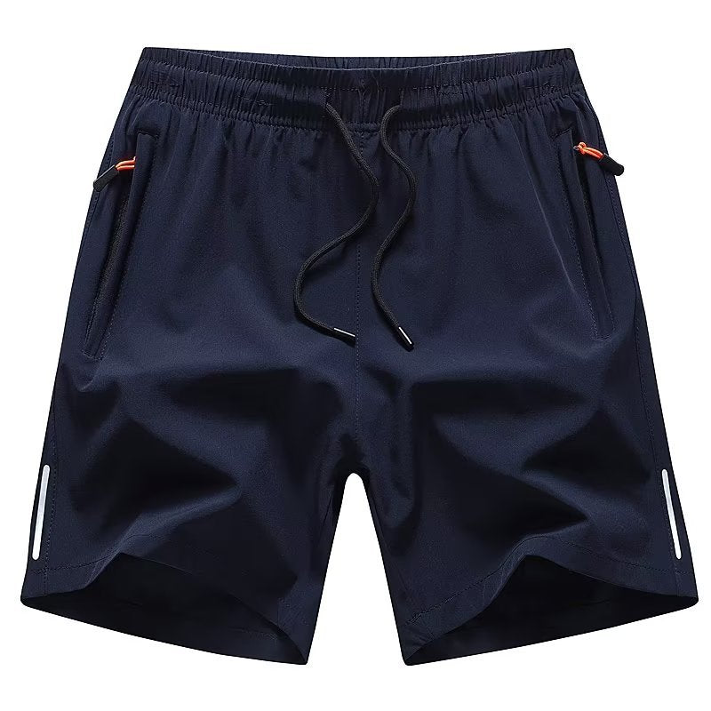 Sports shorts men's summer thin four-sided elastic quick-drying five-point pants loose outerwear casual running plus size youth pants 