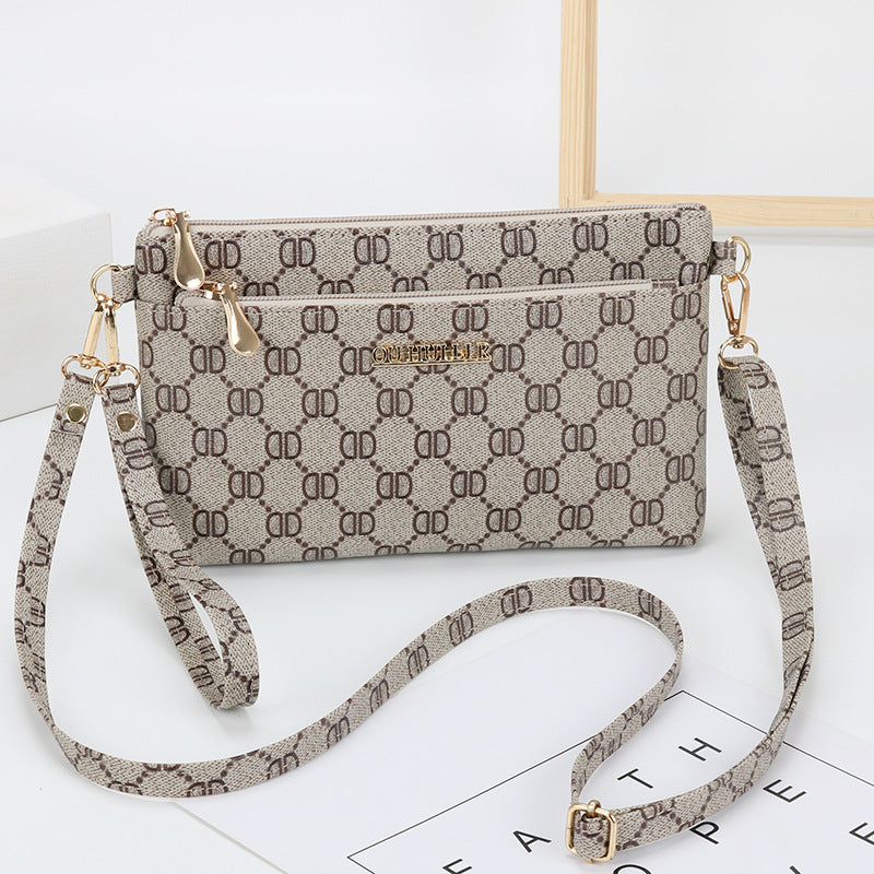 2023 New Mom Women's Bag Shoulder Bag Fashion Crossbody Bag Women's Simple Clutch Bag Korean Style Women's Small Square Bag 