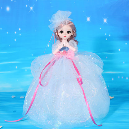 New style tulle skirt 32cm Barbie doll wholesale girl children's toys doll music singing Yade Barbie 