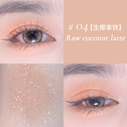 NOVO diamond shimmer liquid one drop eye shadow brightens single color eye shadow liquid pearlescent fine shimmering tears waterproof and not easy to remove makeup 