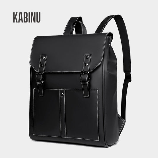 Kabinu new backpack PU water-repellent backpack computer bag college style student school bag casual backpack 