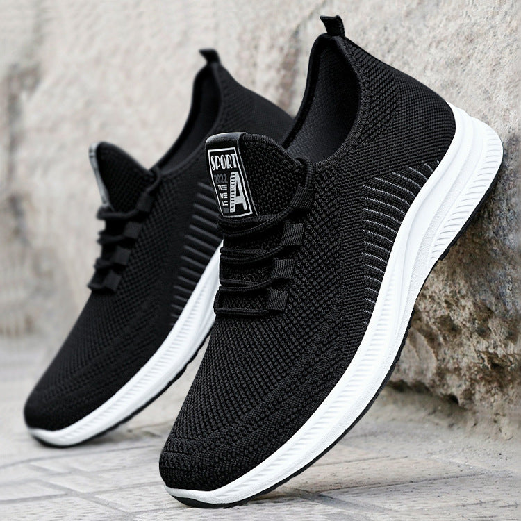 Shoes men's 2023 new foreign trade men's sneakers cross-border trend soft-soled running shoes breathable sports shoes men 