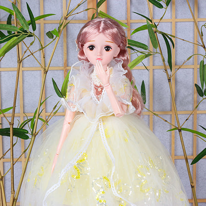 High-end creative 60cm clothes can be put on and taken off music singing Yade Barbie doll small gift for girls 