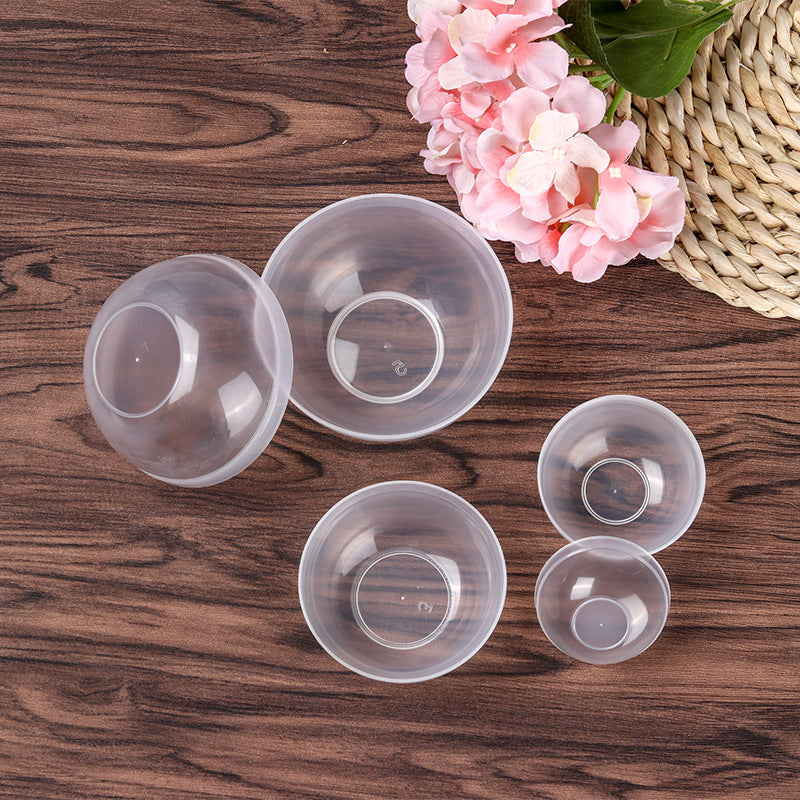 ထုတ်လုပ်သူ နံပါတ် 2 Translucent Soft Mask Bowl Set White Translucent Small Bowl Essential Oil Mask Bowl အလှပြင်ဆိုင်အတွက် အထူးကိရိယာ