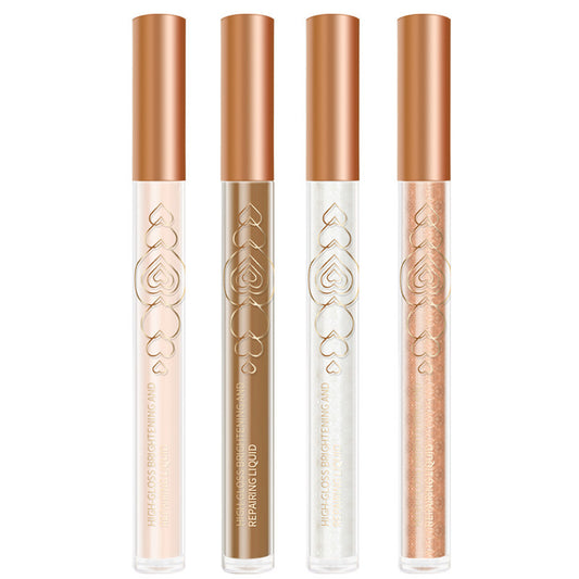 Bobani Light and Shadow Concealer Highlight Shadow Brightening Liquid Micro-Shimmer Matte Concealer Base Color Highlight Eyeshadow 