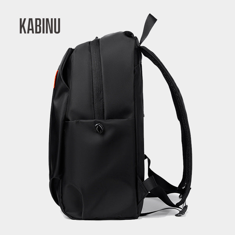 Kabinu backpack computer backpack men's washed nylon cloth casual business commuter backpack student school bag 