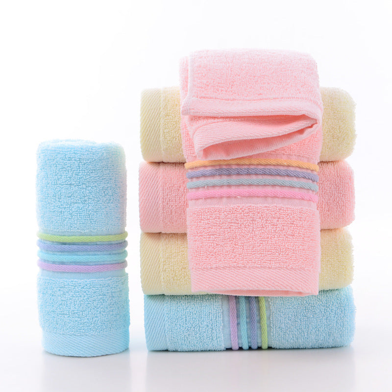 Gaoyang pure cotton towel cotton household face wash absorbent towel wholesale floor stall polyester cotton gift towel custom embroidery 