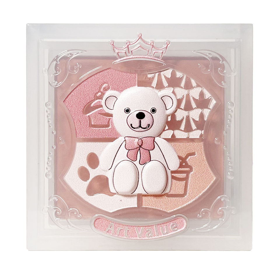 Art Value Bear Knight monochrome blush naturally brightens and smoothes the blush with fine flashes of blush purple at a reasonable price wholesale 