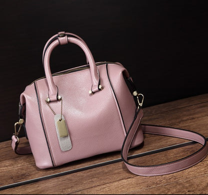 2023 spring and summer new European and American Boston bag PU women's bag portable shoulder crossbody pillow bag on behalf of 