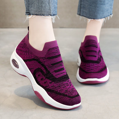 Women's shoes 2023 new foreign trade women's shoes wholesale shoes soft sole air cushion shoes breathable casual sports shoes women 