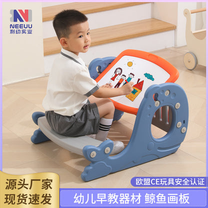 Children's drawing board home set baby easel baby 0-3 years old toys wholesale male and female baby diy graffiti drawing board 