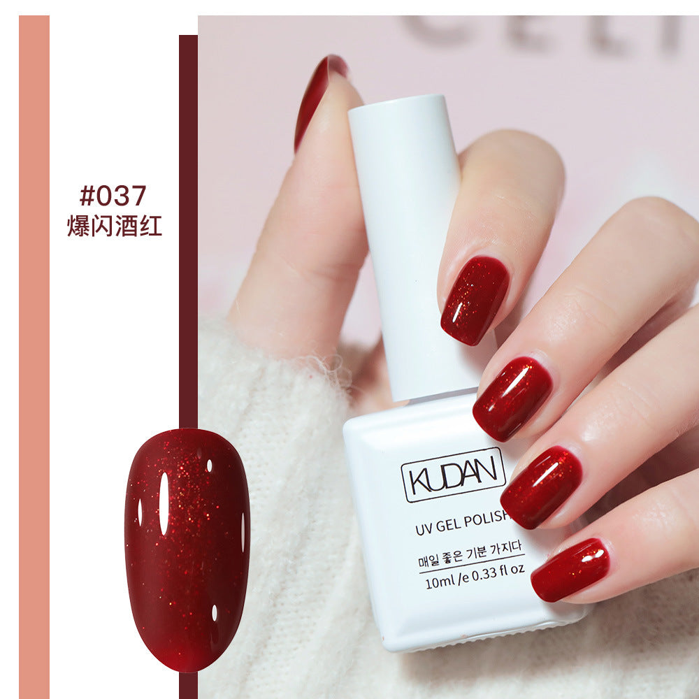 2023 New Style Nail Polish Gel No Odor Ice Transparent Nude Color Transparent Long-lasting Quick-Drying Nail Polish Manicure Nail Polish Gel Wholesale 