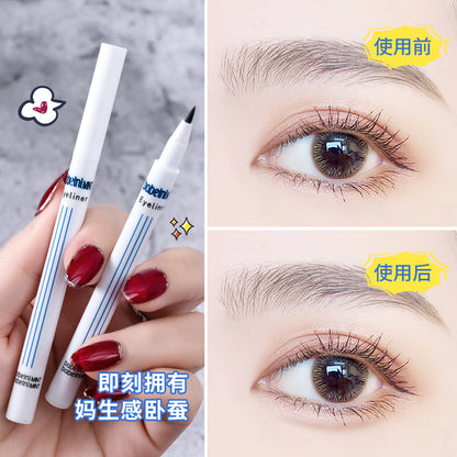 Bobani Liquid Silkworm Shadow Pen Eyeliner သည် သဘာဝအတိုင်း ကြာရှည်ခံသည့် မိတ်ကပ်လိမ်းရန် မလွယ်ကူသလို ညစ်ညမ်းပြီး မှိန်ဖျော့သွားကာ Shadow Water Eyebrow Pen ၊ 