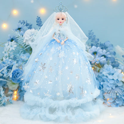 New 50CM wedding dress Yade Barbie doll doll creative vinyl princess girl gift children's toy 