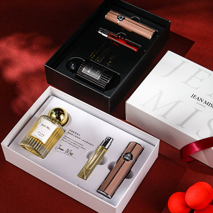 Xiaocheng Yixiang True Perfume Set ကြာရှည်ခံ အလင်းရနံ့ Black Coffee Perfume Gift Box Black Opium အမျိုးသမီး ရေမွှေး လက်ကား 