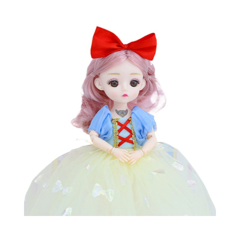 New 32cm Snow White Music Doll Yade Barbie Doll Girl Birthday Gift Children's Toy 