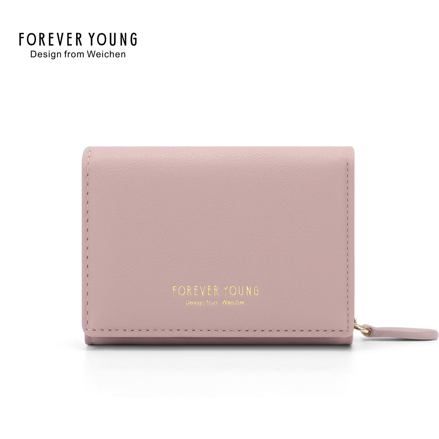 Forever Young Women's Short Wallet Ticket Holder 30% Off ပေါ့ပါးသော ဘက်စုံသုံး နှစ်မျိုးသုံး ကတ်ကိုင်ဆောင်သူ အမျိုးသမီးများ အကြွေစေ့အိတ် 