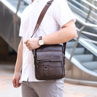 Factory wholesale men's bag shoulder bag messenger bag casual retro handbag men's briefcase backpack cross-border foreign trade 