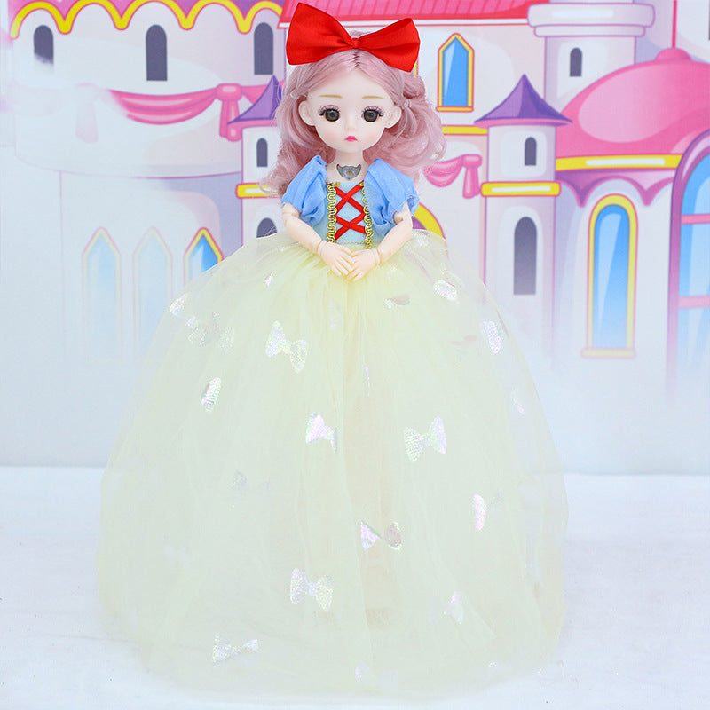 New 32cm Snow White Music Doll Yade Barbie Doll Girl Birthday Gift Children's Toy 