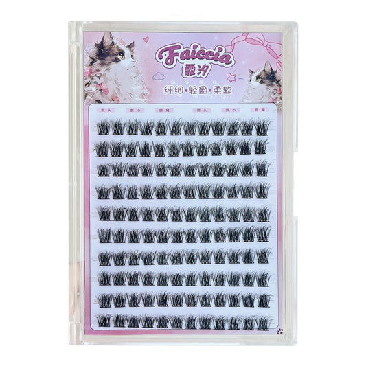 Feixi Plush Mink Fluffy Messy Sweet Cool 5D False Eyelashes Upgrade 2023 New False Eyelashes 