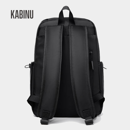 Kabinu backpack computer backpack men's washed nylon cloth casual business commuter backpack student school bag 