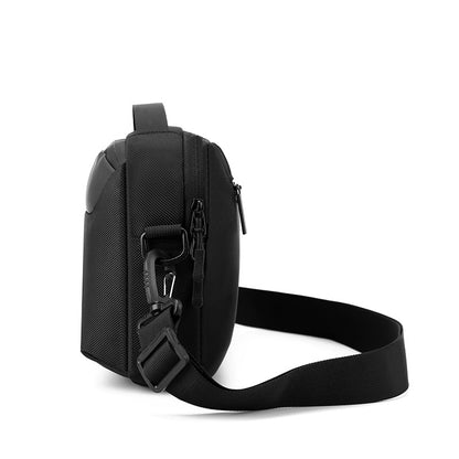 New Men's Shoulder Bag Korean Version Functional Chest Hanging Bag Fashionable Casual Messenger Bag Outdoor Large Capacity Messenger Bag 