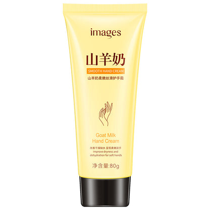 Image Meima Oil Hand Cream 80g Aloe Vera Goat Milk Rejuvenation Anti-Drying Peeling Hand Cream လက်ကား Antifreeze 