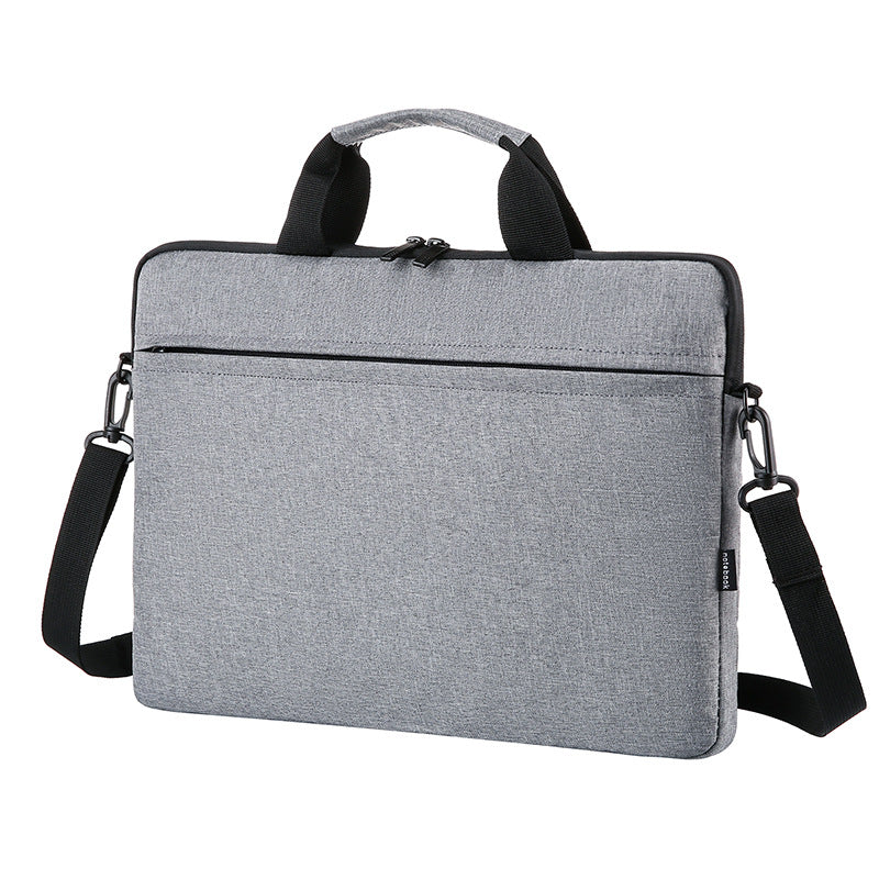 Thin Portable One Shoulder Ultrabook Liner Bag One Shoulder Diagonal Laptop Bag 15.6 Inch Waterproof Oxford Cloth 