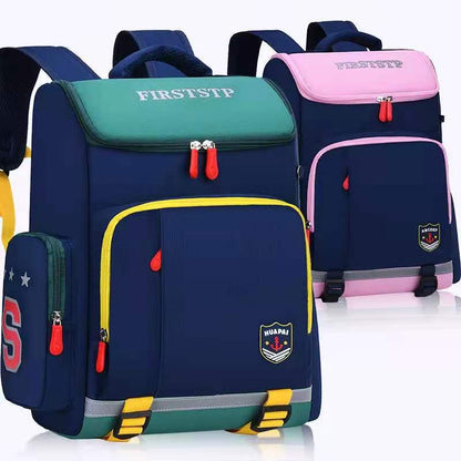 Schoolbags for elementary school students grades 1, 2, 3, 4, and 6 reduce the burden and protect the spine ultra-light children's school bags kindergarten custom printed logo 