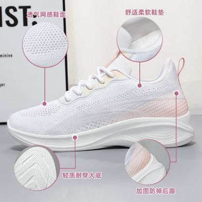 Women's Shoes 2023 Autumn New Ladies Casual Shoes on behalf of the distribution Lightweight soft sole manufacturers all-match women's shoes sports shoes 