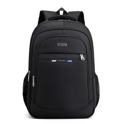 2022 New Large Capacity Backpack Men's Simple Fashion Middle School College Student School Bag Waterproof Multi-Function Computer Backpack 