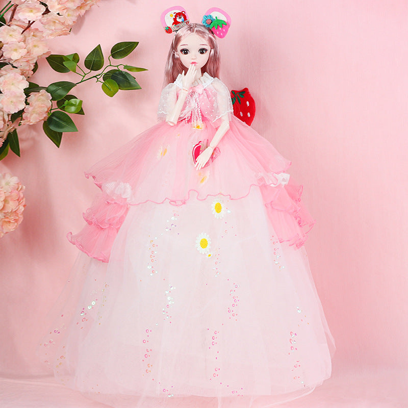 Strawberry Bear 60cm Yade Barbie Doll Smart Music Children Toy Princess Doll Girl Gift Wholesale 