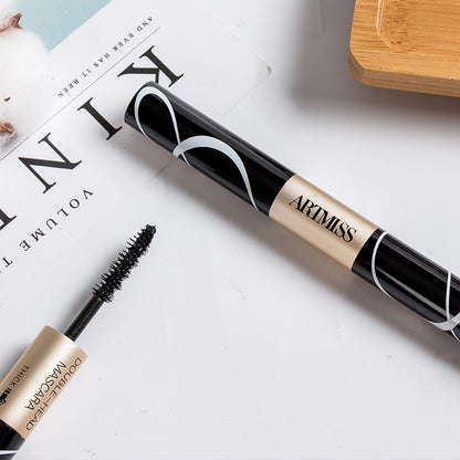 Weimeixiu light luxury eyelash double-headed mascara long, thick, curled and not easy to smudge domestic cosmetics mascara 