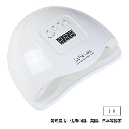 120W high-power nail phototherapy lamp nail baking lamp uv quick-drying phototherapy machine sunx5plus nail lamp cross-border