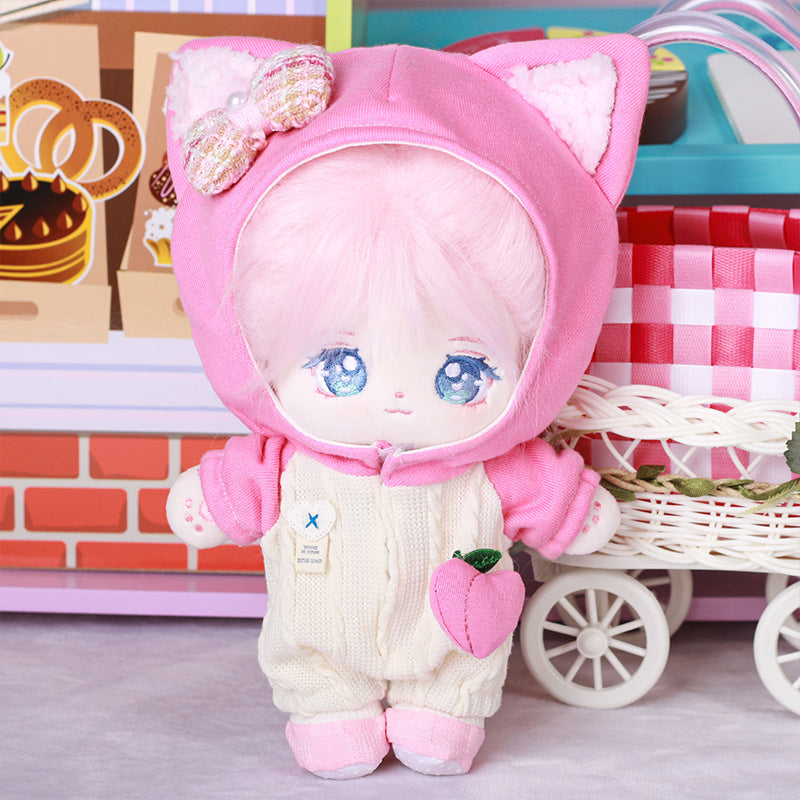 Qixi Festival gift genuine 20CM cotton doll clothes doll Yiwu toy dress up girl gift spot 