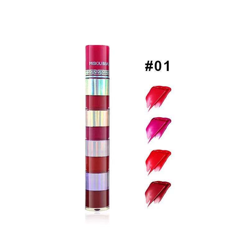 MISIOU BEAUTY cross-border four-in-one lip gloss lip glaze non-stick cup liquid lipstick makeup wholesale 